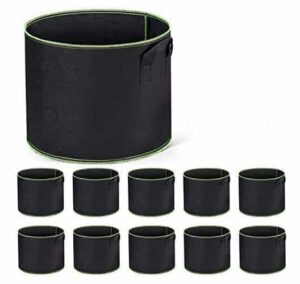 Delox 10 Pack 1 Gallon Fabric Grow Pots