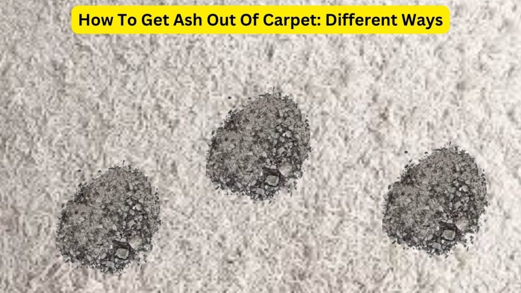 How To Get Ash Out Of Carpet