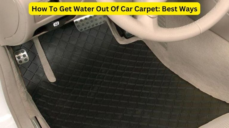 how-to-get-water-out-of-car-carpet-best-ways