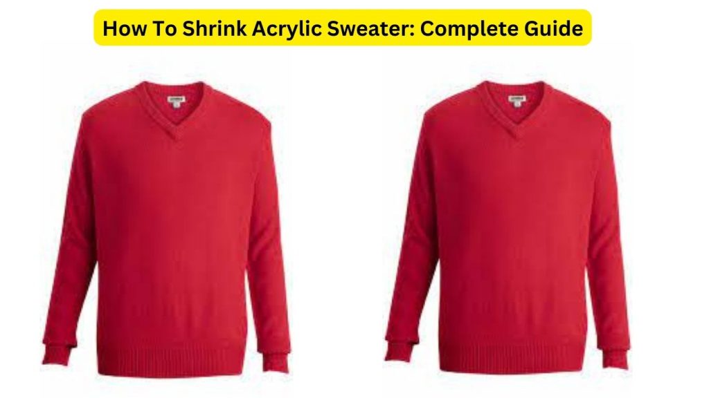 How To Shrink Acrylic Sweater