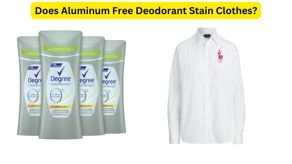 Does Aluminum Free Deodorant Stain Clothes