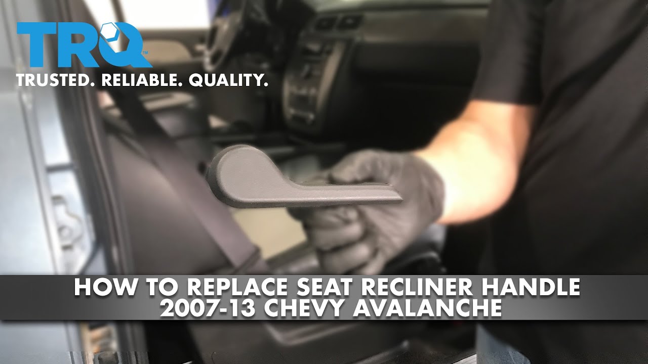 How to Fix a Broken Seat Recliner Lever