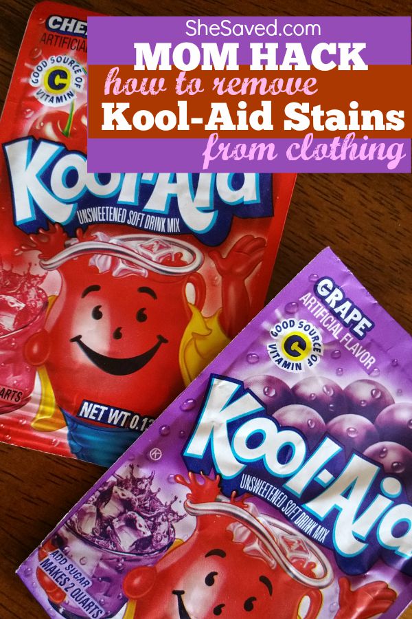 How To Get Kool Aid Out Of Clothes