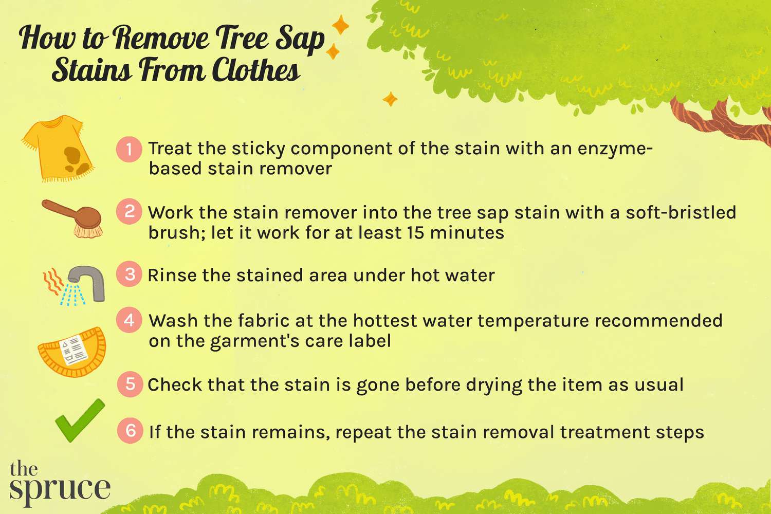 How Do You Get Pine Sap Off Of Clothes