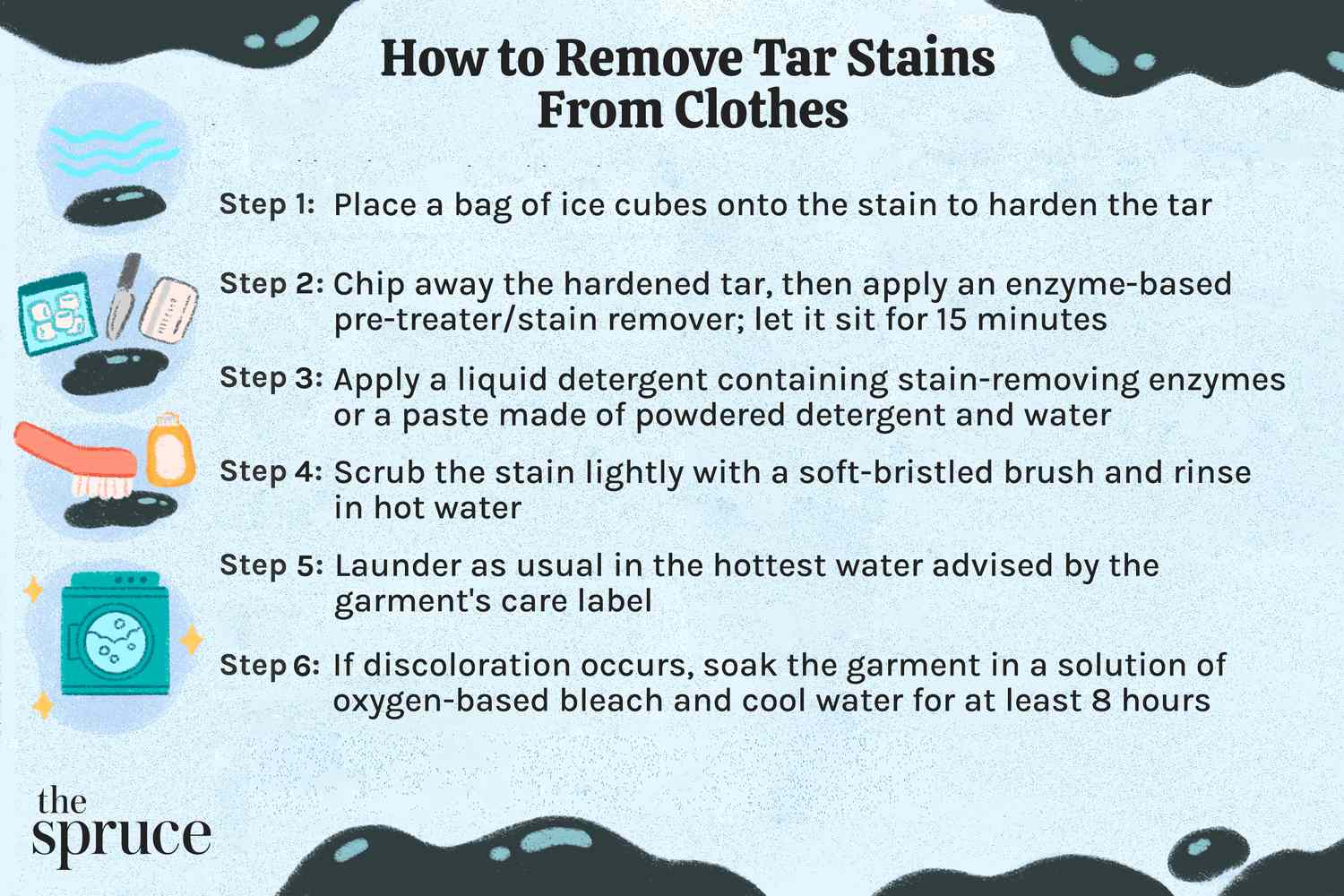 How to Get Tar Out of Clothes?