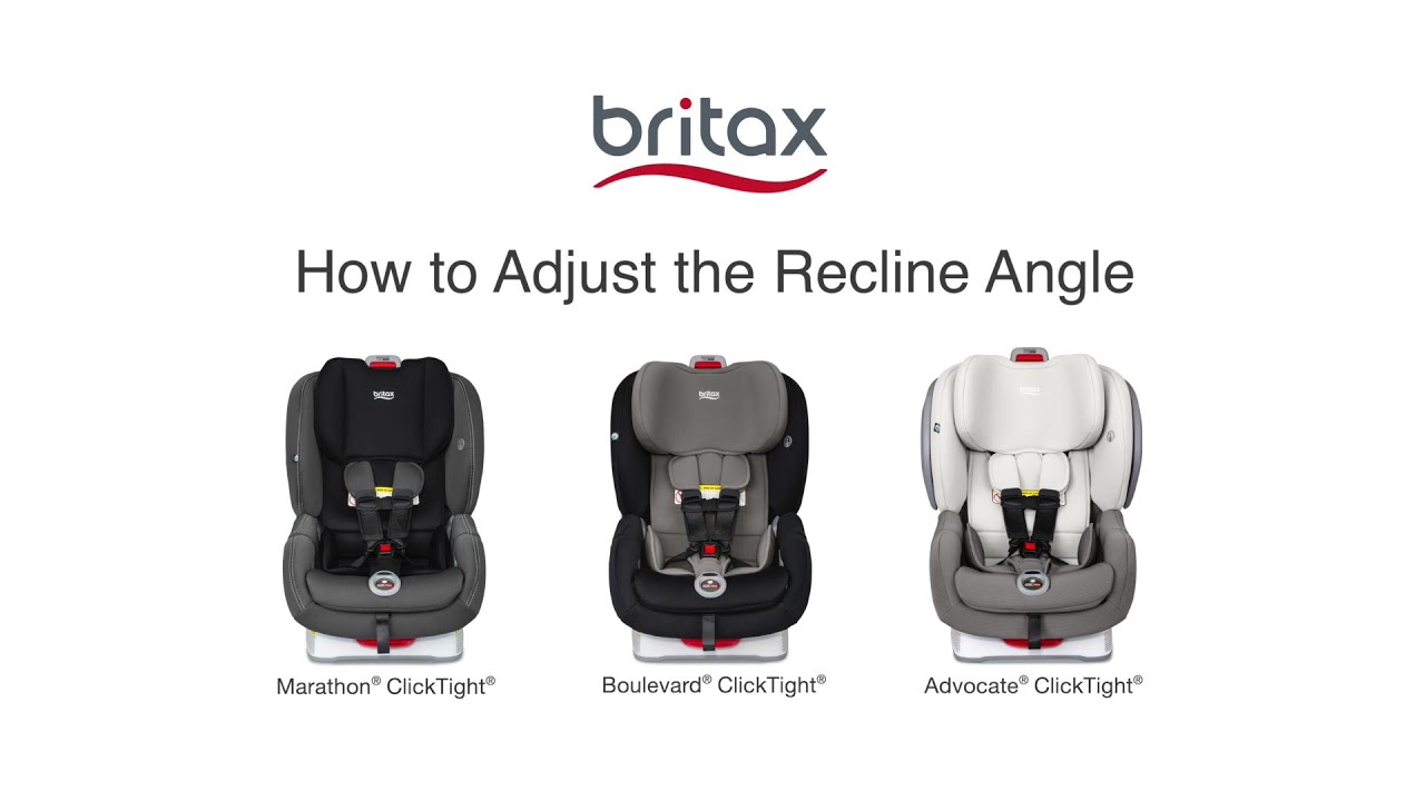 How to Recline Britax Car Seat