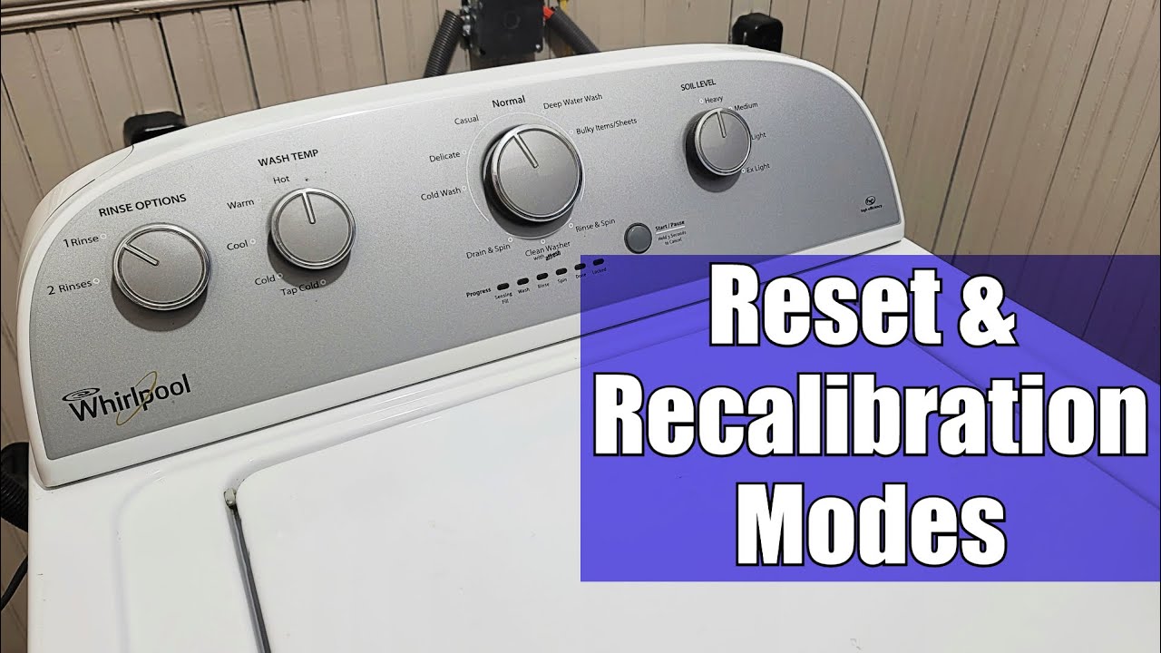 How to Reset Whirlpool Duet Washer