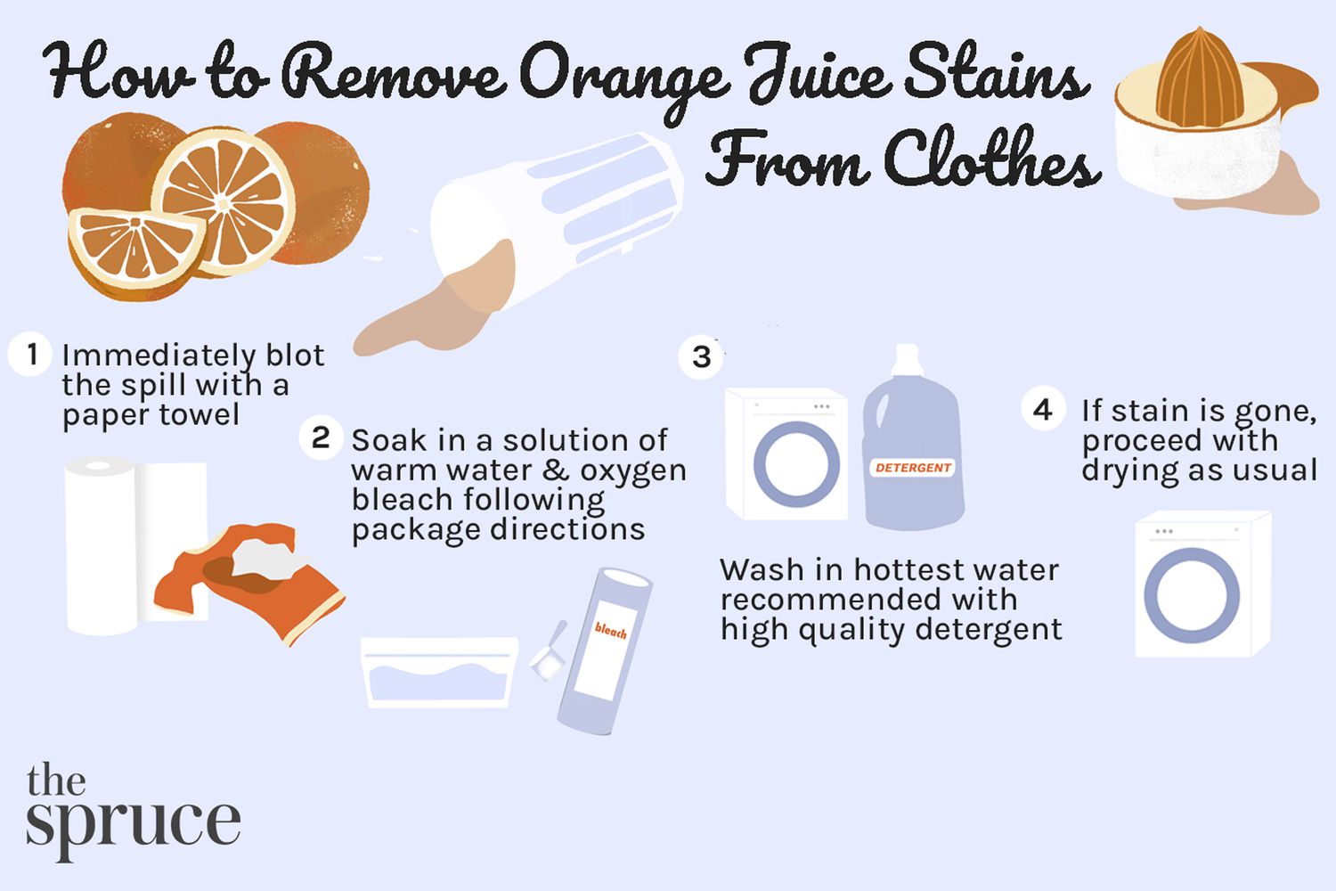 How to Get Orange Juice Out of Clothes Quick Stain Removal Hacks