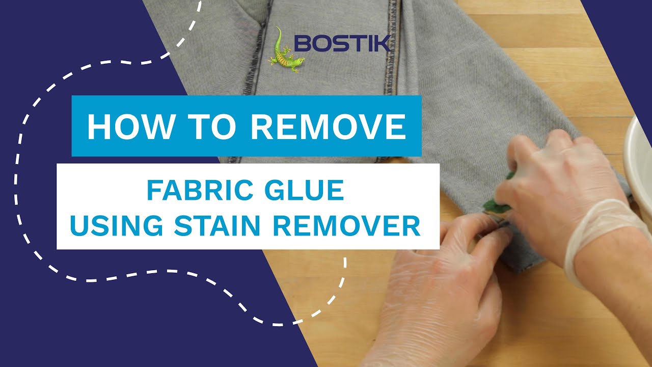 How To Remove Fabric Glue From Clothes