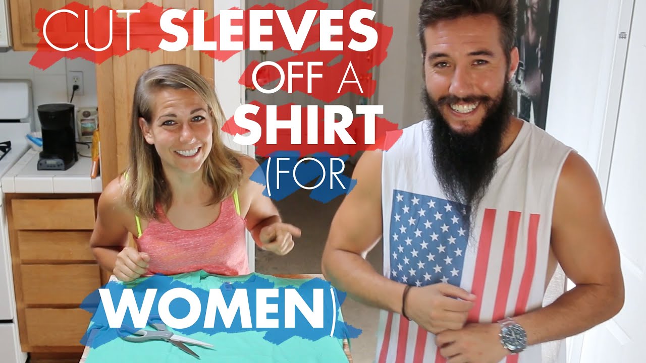 How to Cut Sleeves off a Shirt