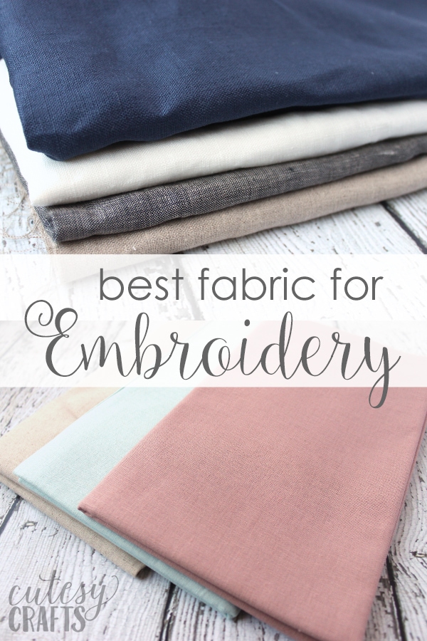 Best Fabric for Embroidery