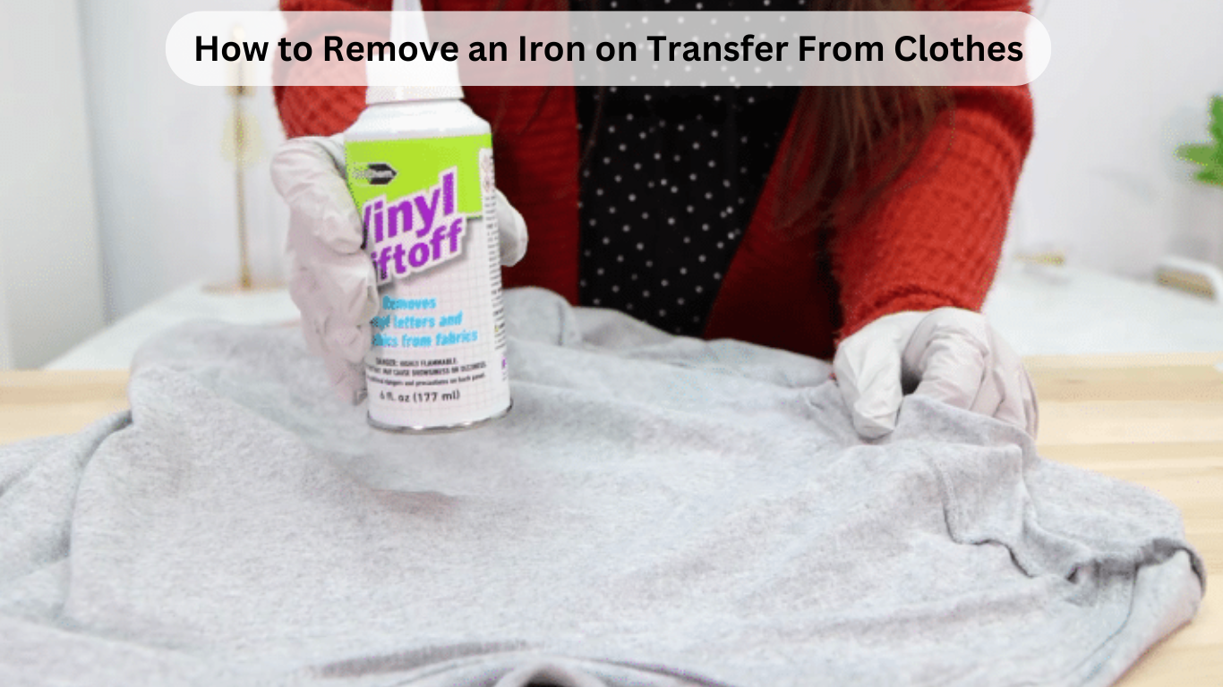 How to Remove an Iron on Transfer From Clothes