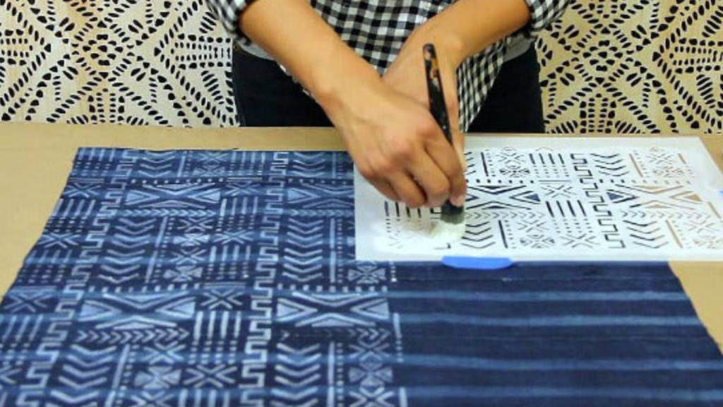 How to Stencil on Fabric