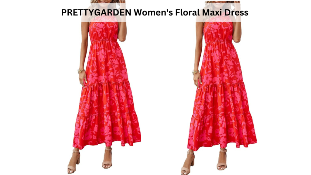 PRETTYGARDEN Women's Floral Maxi Dress