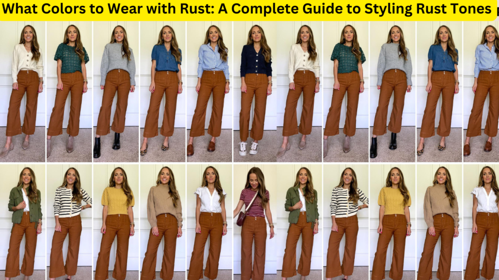 What Colors to Wear with Rust