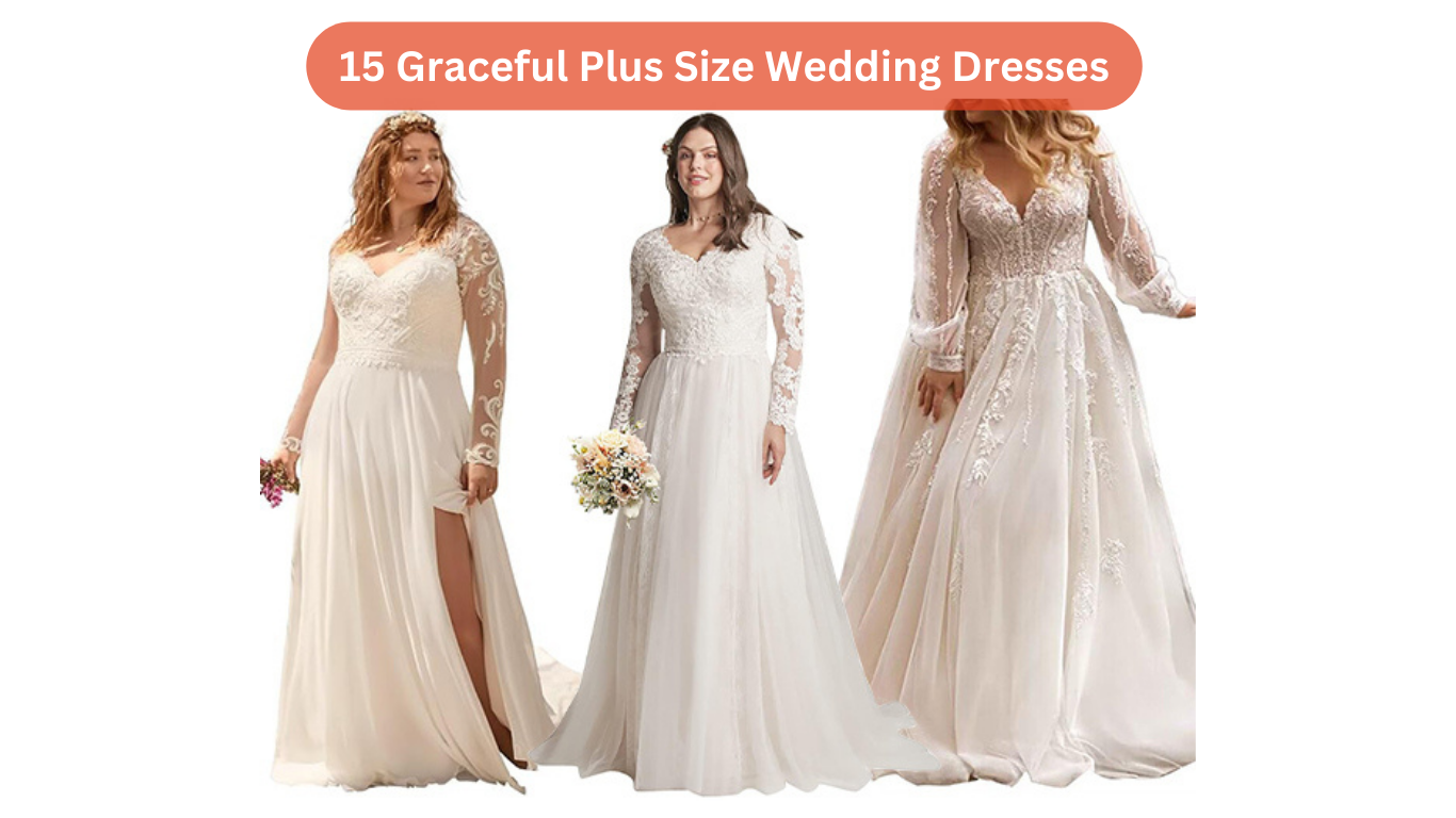 15 Graceful Plus Size Wedding Dresses