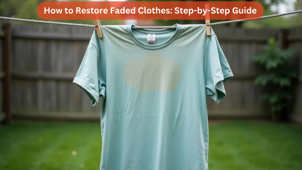 How to Restore Faded Clothes