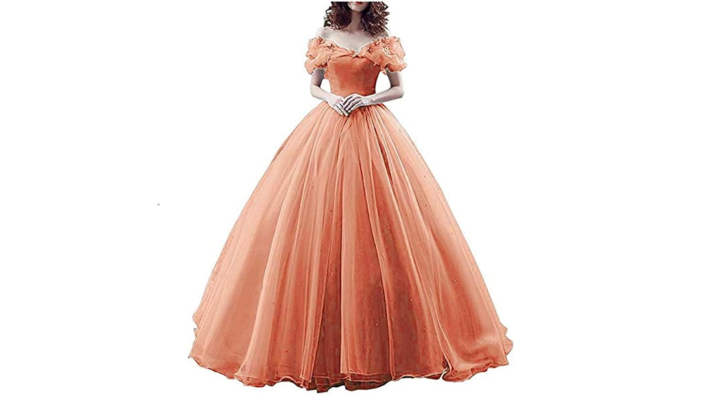 Datangep Women's Lace up Ball Gown Long Quinceanera Dress