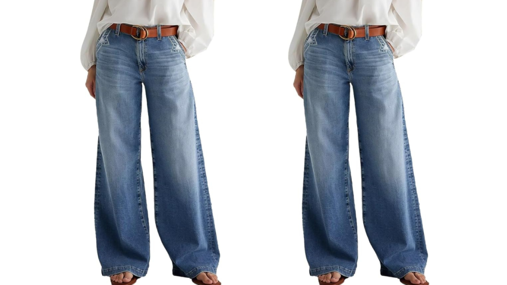 Flamingals Wide Leg Jeans for Women