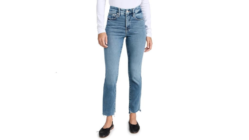 Good American Women's Good Legs Straight Jeans