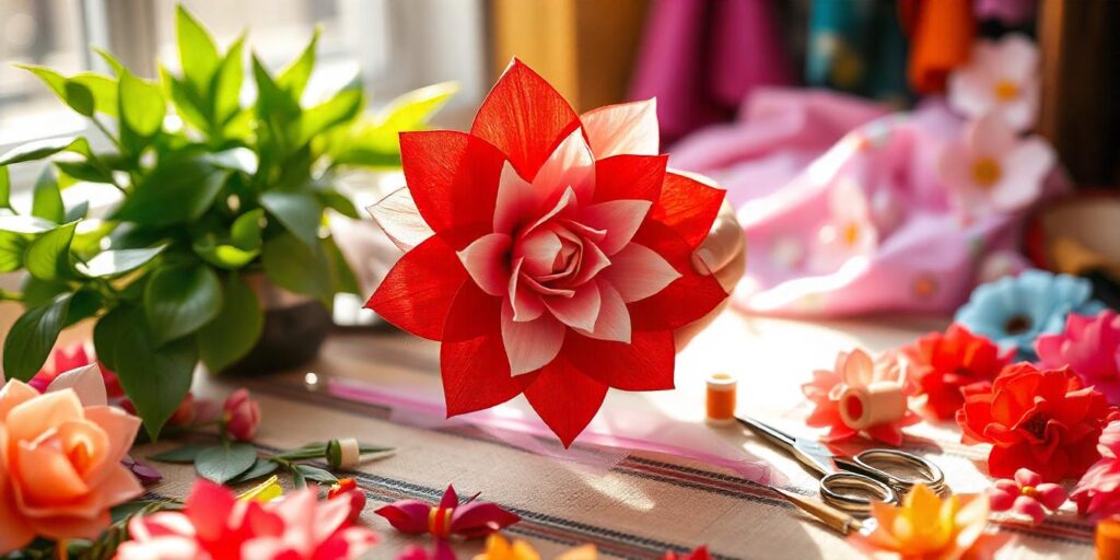 How to Make Fabric Kanzashi Flowers