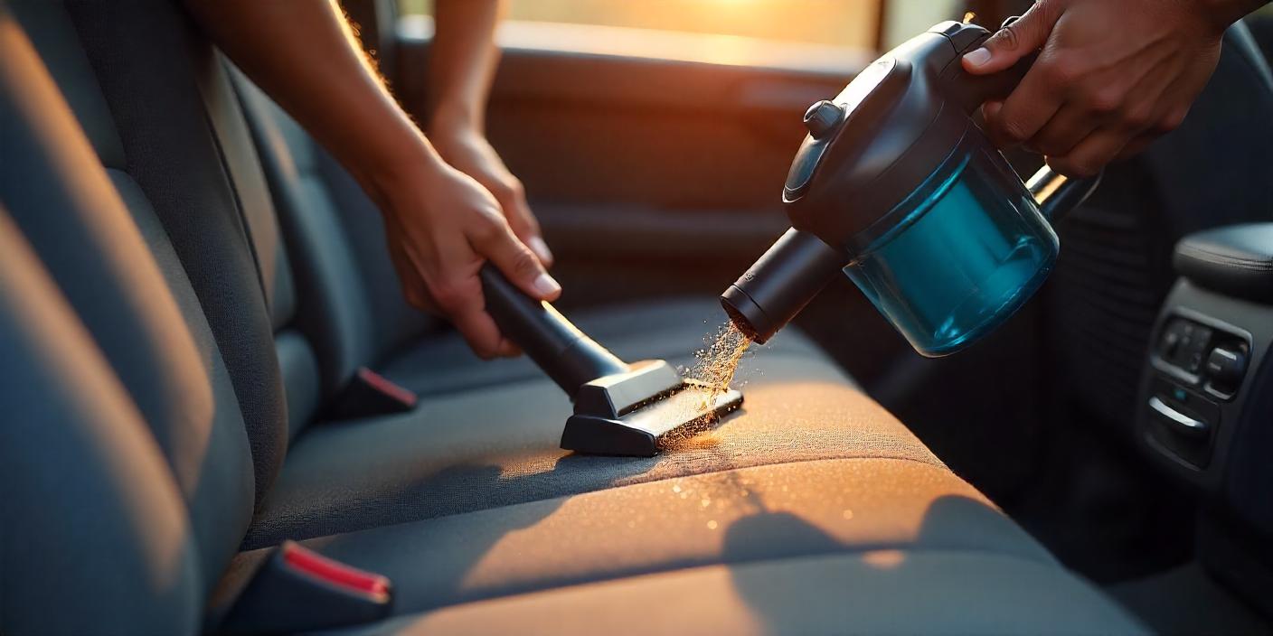 Remove Liquid Spills from Fabric Vehicle Upholstery