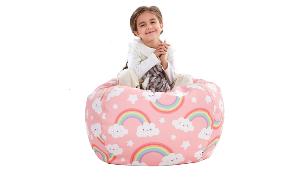 Nobildonna Stuffed Animal Storage Bean Bag Chair