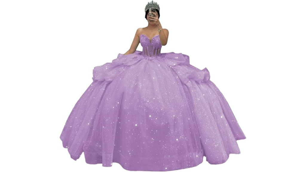 PFTFB Puffy Tulle Quinceanera Dresses