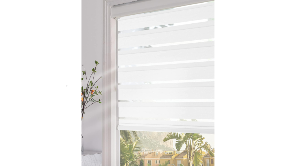 Zebra Blinds Dual Layer Roller Shades