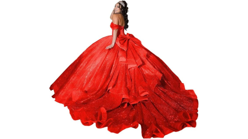 Zhangyo Glitter Tulle Quinceanera Dresses