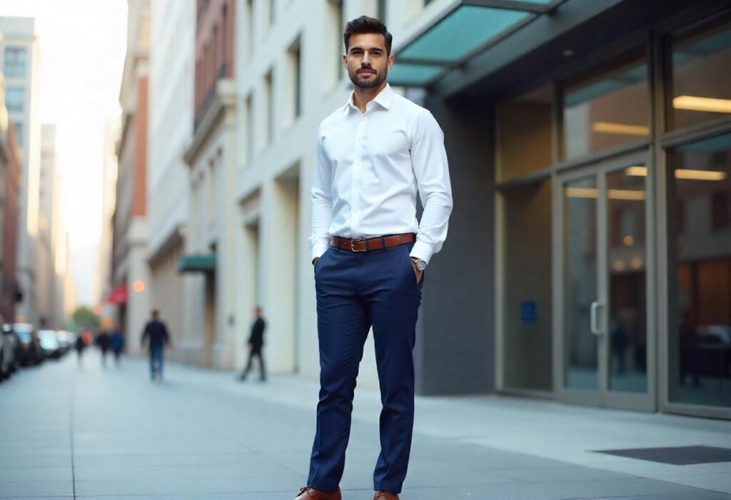 how to style a white shirt