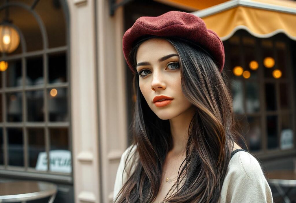 how to wear a beret